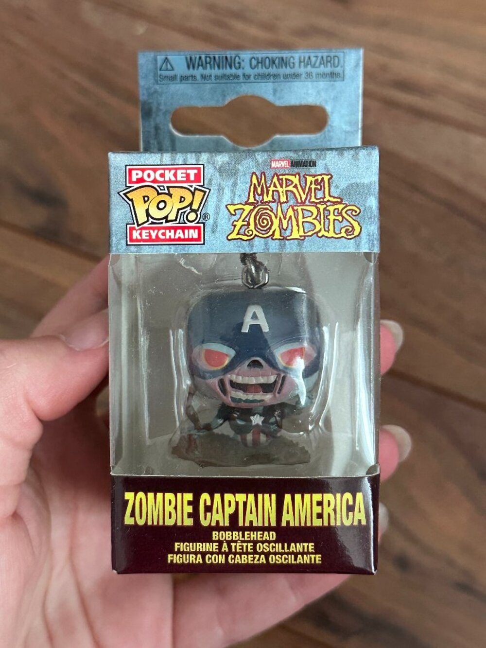 Marvel Zombies Zombie Captain America Funko Pocket Pop! Key Chain